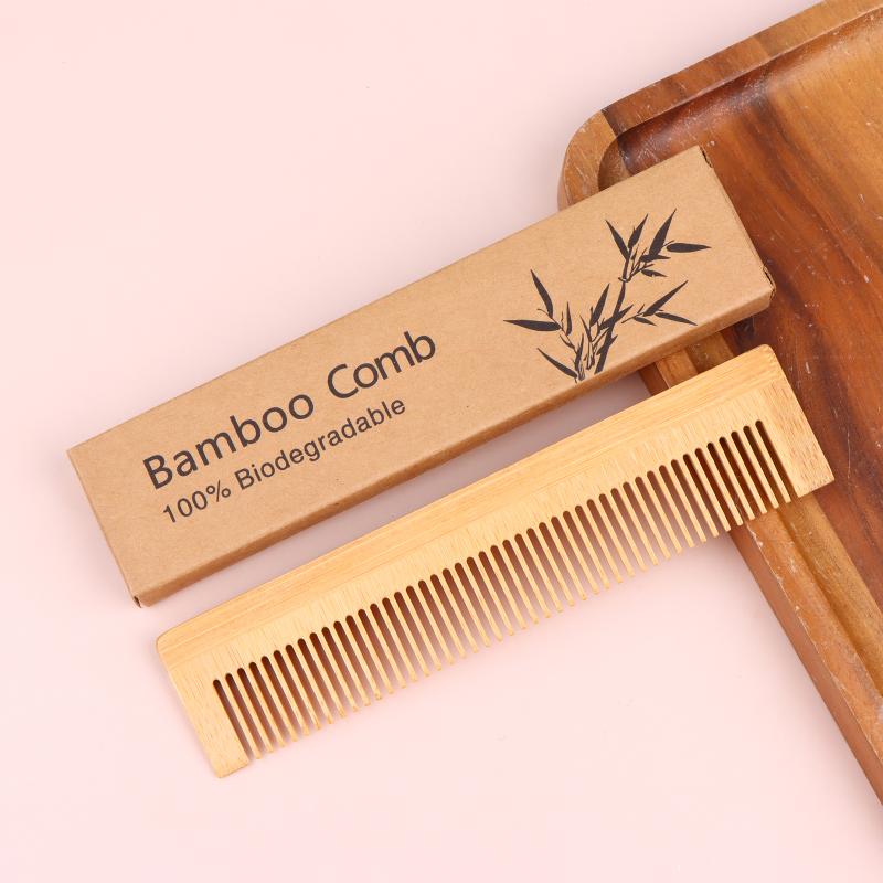 Men'S Grooming Brush - 1/2/3Pcs Bamboo Massage Comb Anti Static