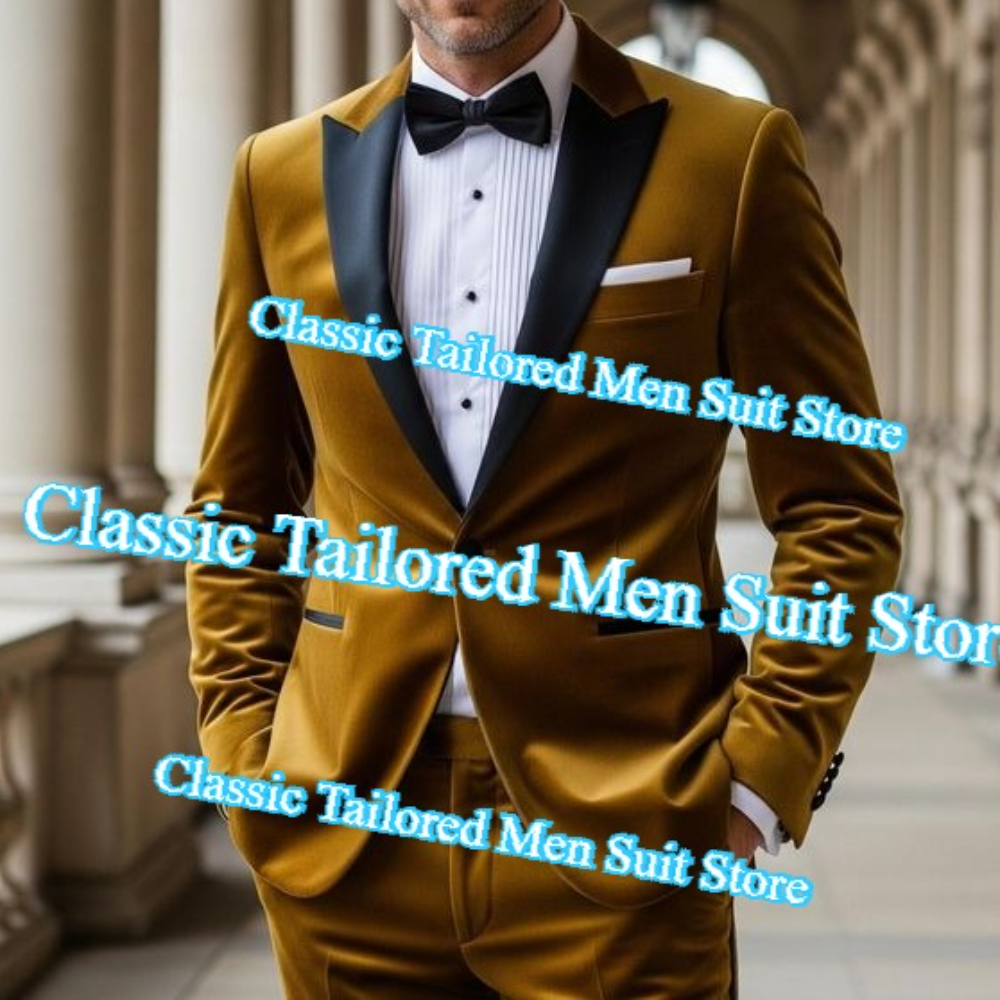 Men'S Grooming Brands - Brand new velvet business suit men's