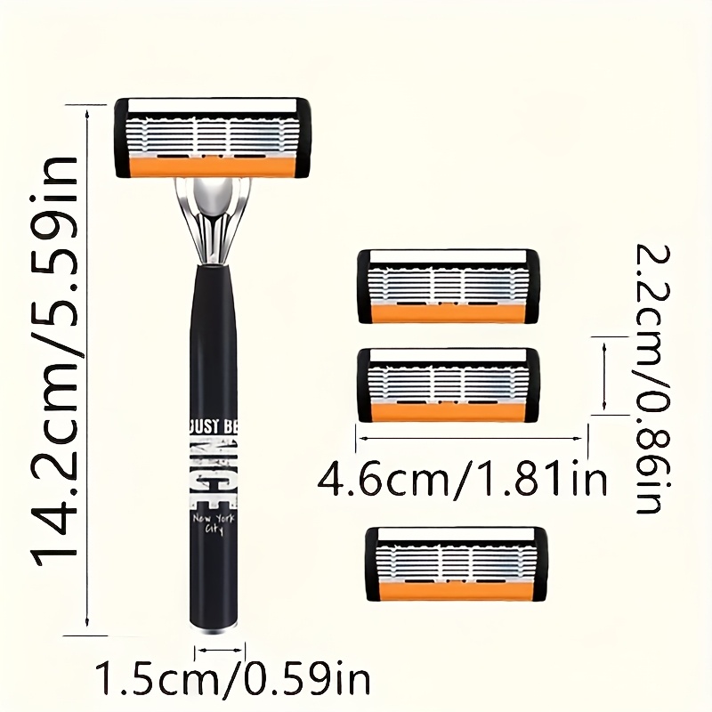 Men Stainless Steel Razor Shar - Men'S Grooming Blade recensie en prijs