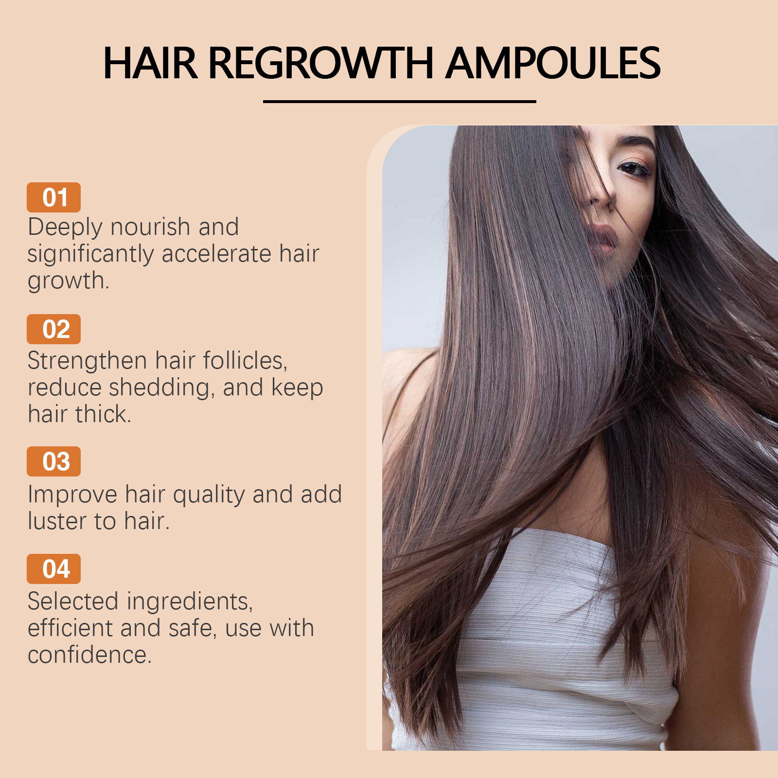 Hair Growth Ampoules Regrowth  - Ingrown Hair Serum recensie en prijs