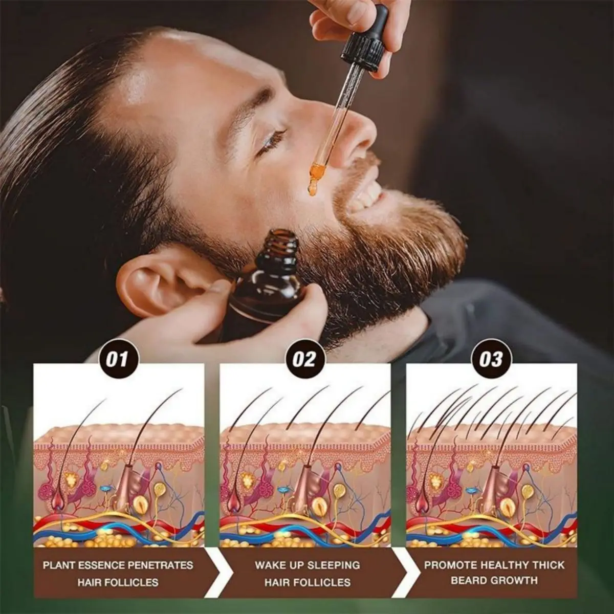 Fast Beard Growth Oil Beard Oi - Ingrown Hair Serum recensie en prijs