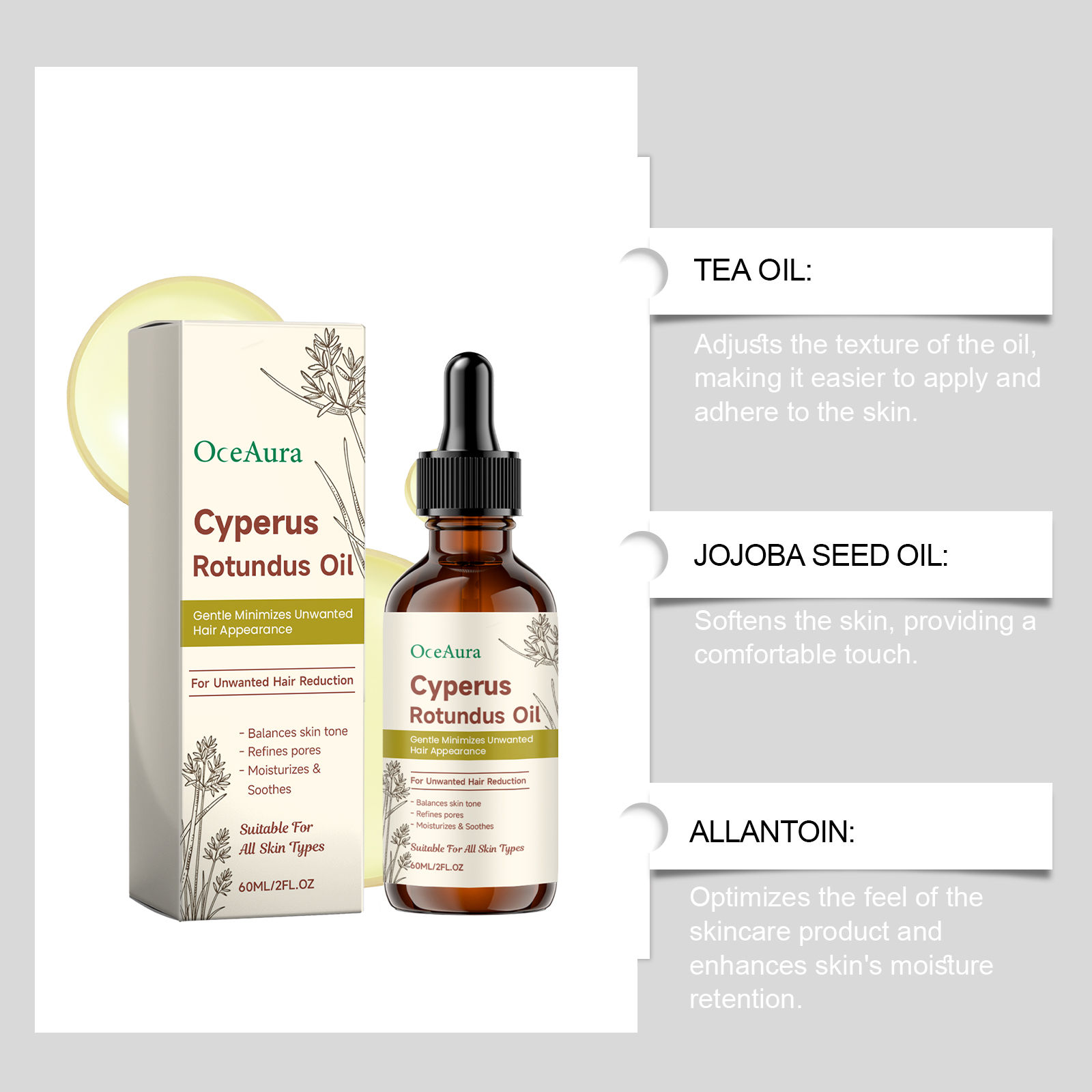 Cyperus Rotundus Hair Removal  - Ingrown Hair Serum recensie en prijs