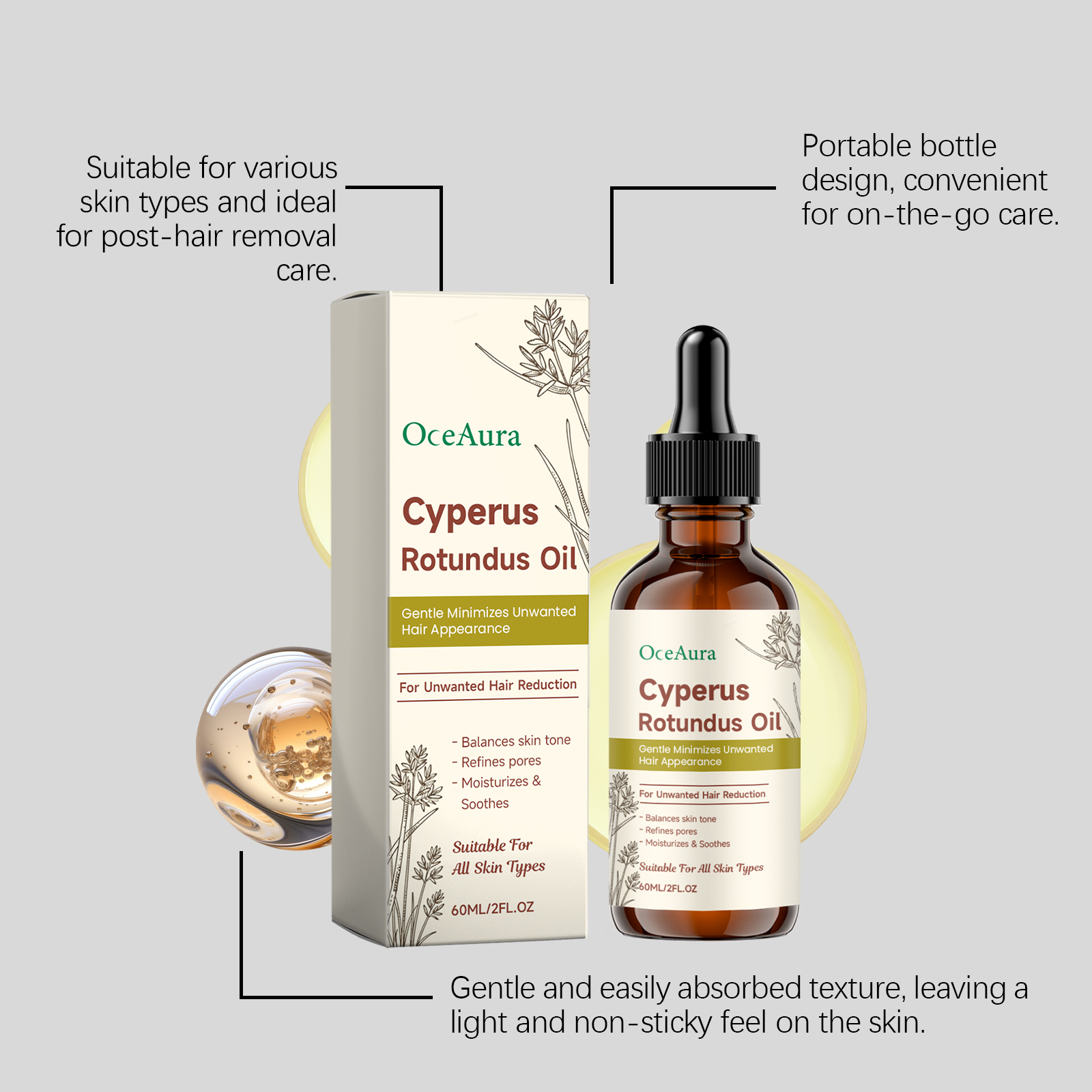 Cyperus Rotundus Hair Removal  - Ingrown Hair Serum recensie en prijs