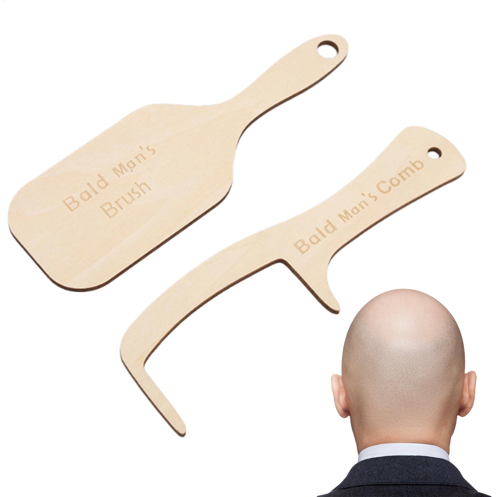 2pcs Funny Bald Man Grooming T - Men'S Grooming Brush recensie en prijs