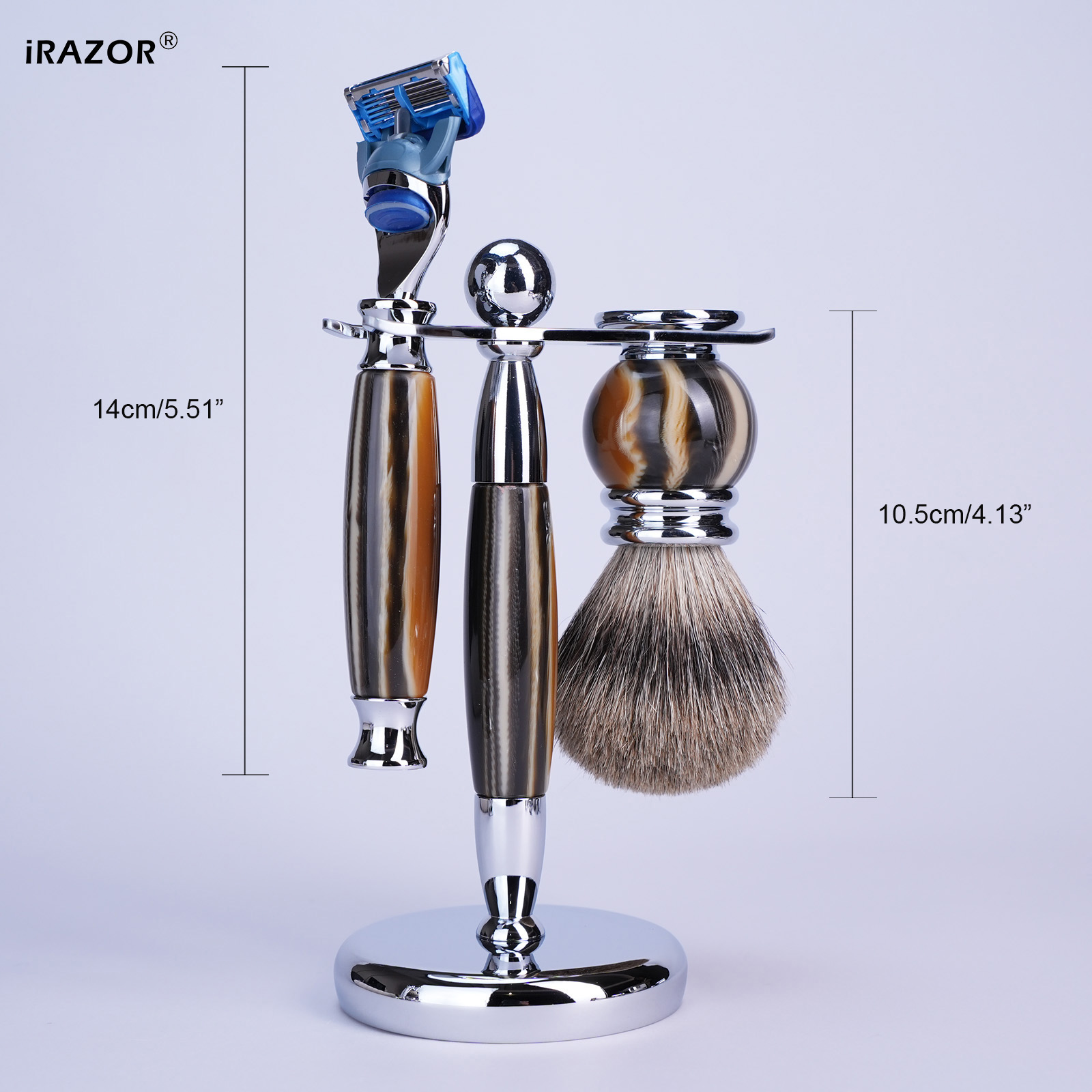 iRAZOR Luxury 5-Blade F5 Fusio - Men'S Grooming Brush recensie en prijs