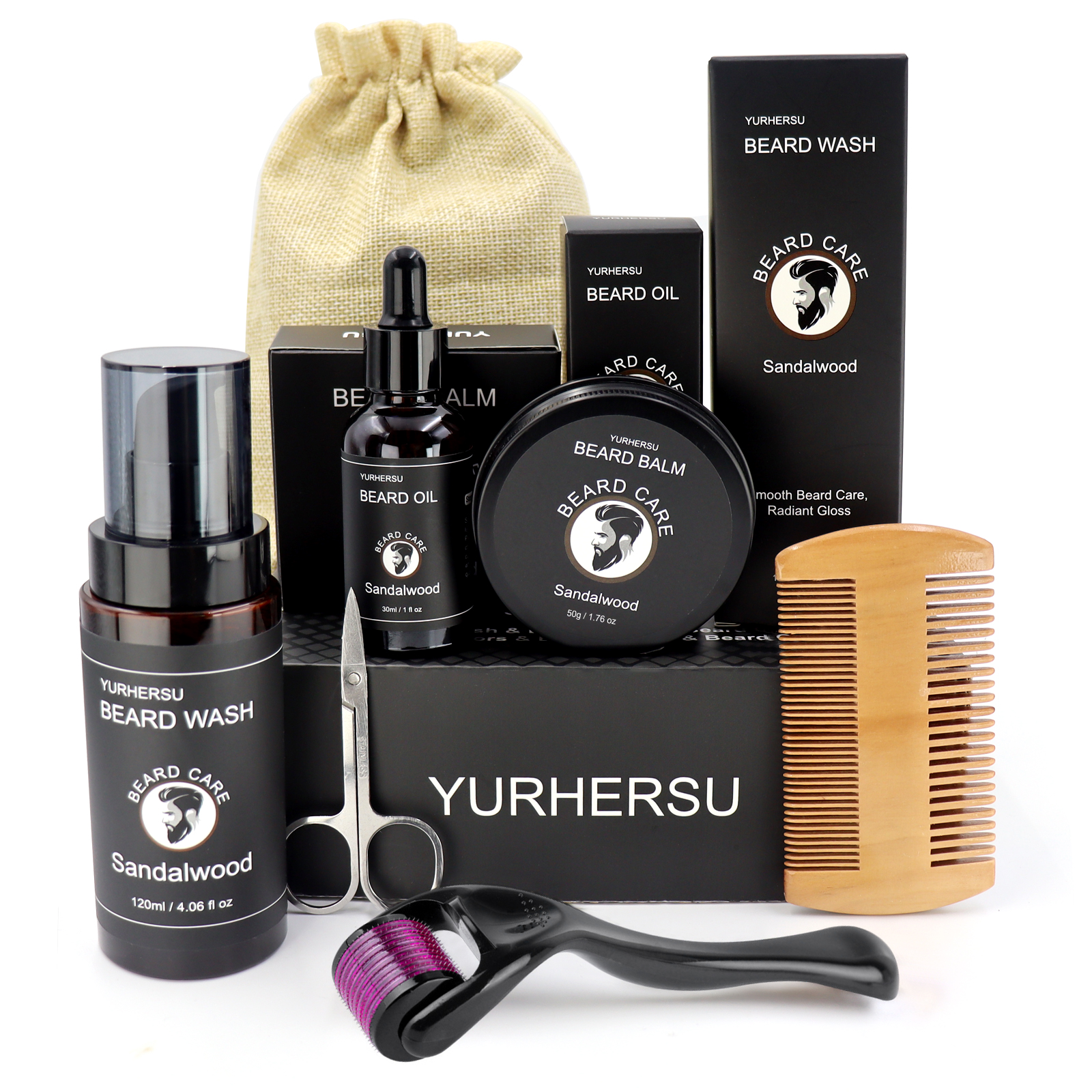 7Pcs Beard Care Kit for Men, G - Men'S Grooming Brush recensie en prijs